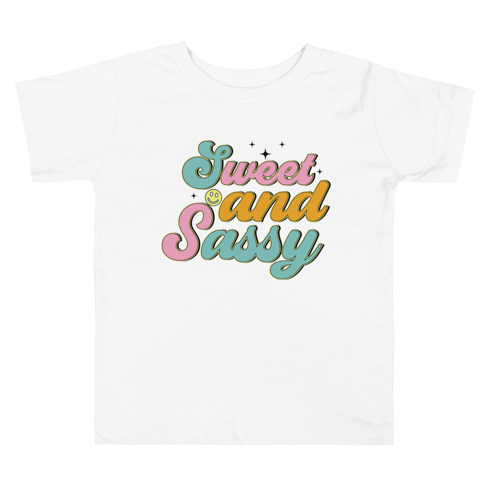 Sweet And Sassy Toddler Short Sleeve Tee