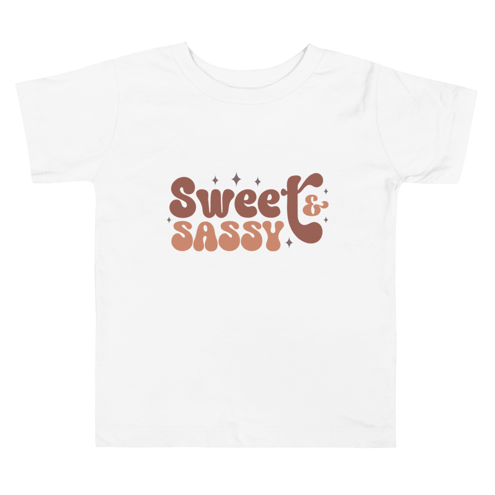 Sweet And Sassy Toddler Short Sleeve Tee