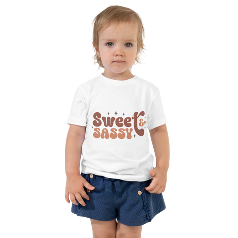 Sweet And Sassy Toddler Short Sleeve Tee