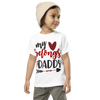 My Heart Belongs To Daddy Toddler Short Sleeve Tee