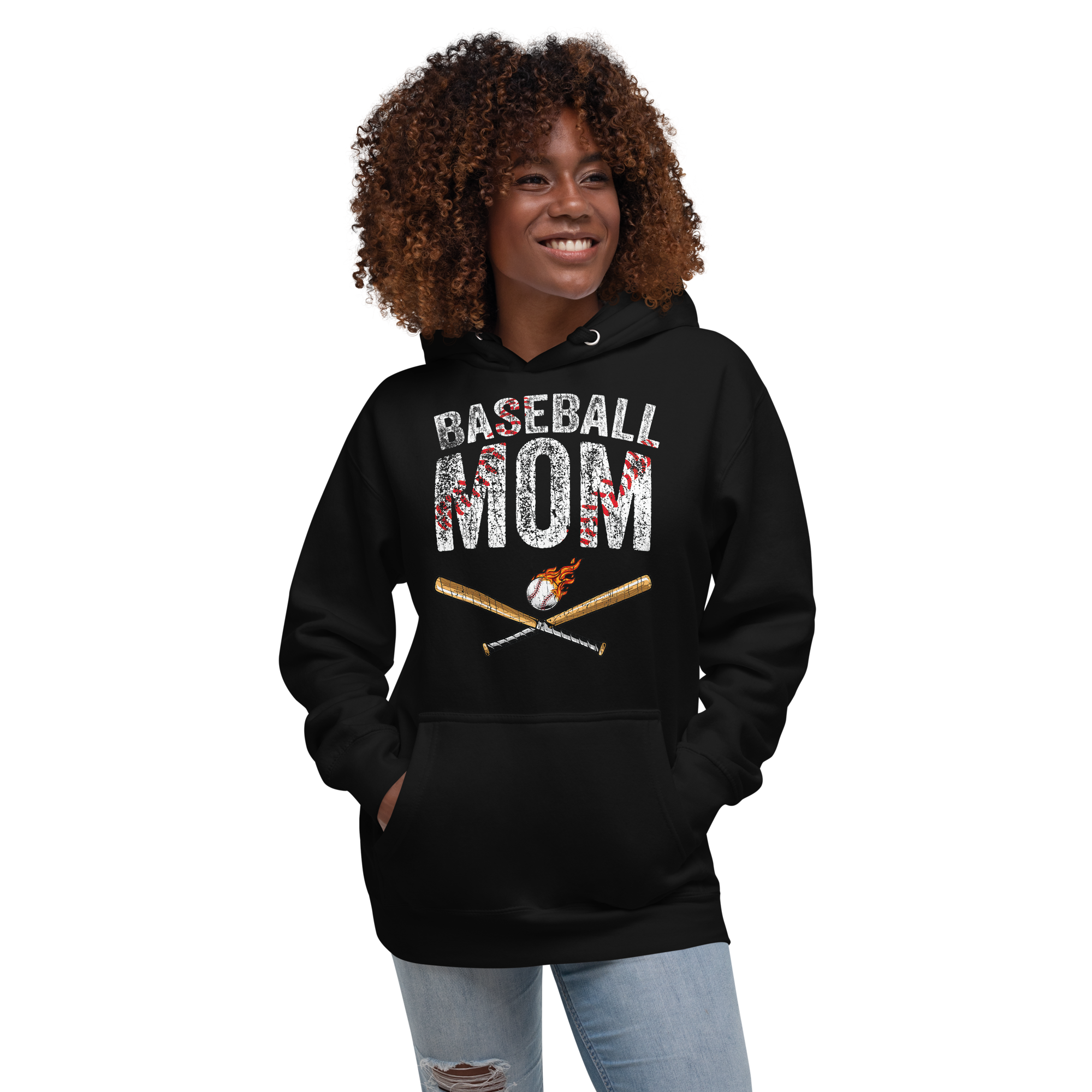 Baseball Mom Unisex Hoodie