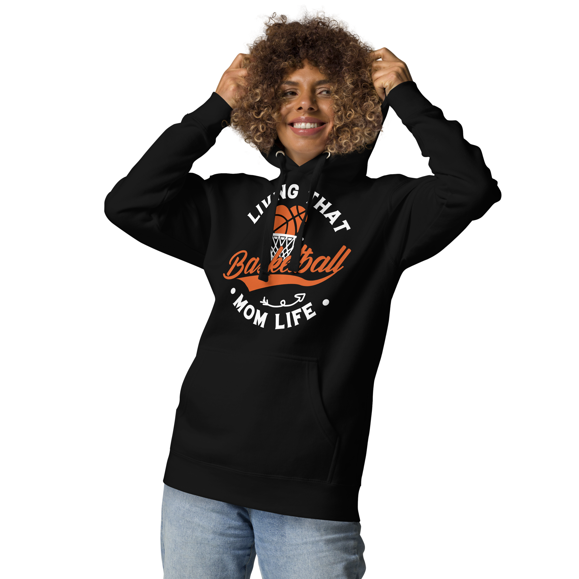 Living That Basketball Mom Life Unisex Hoodie