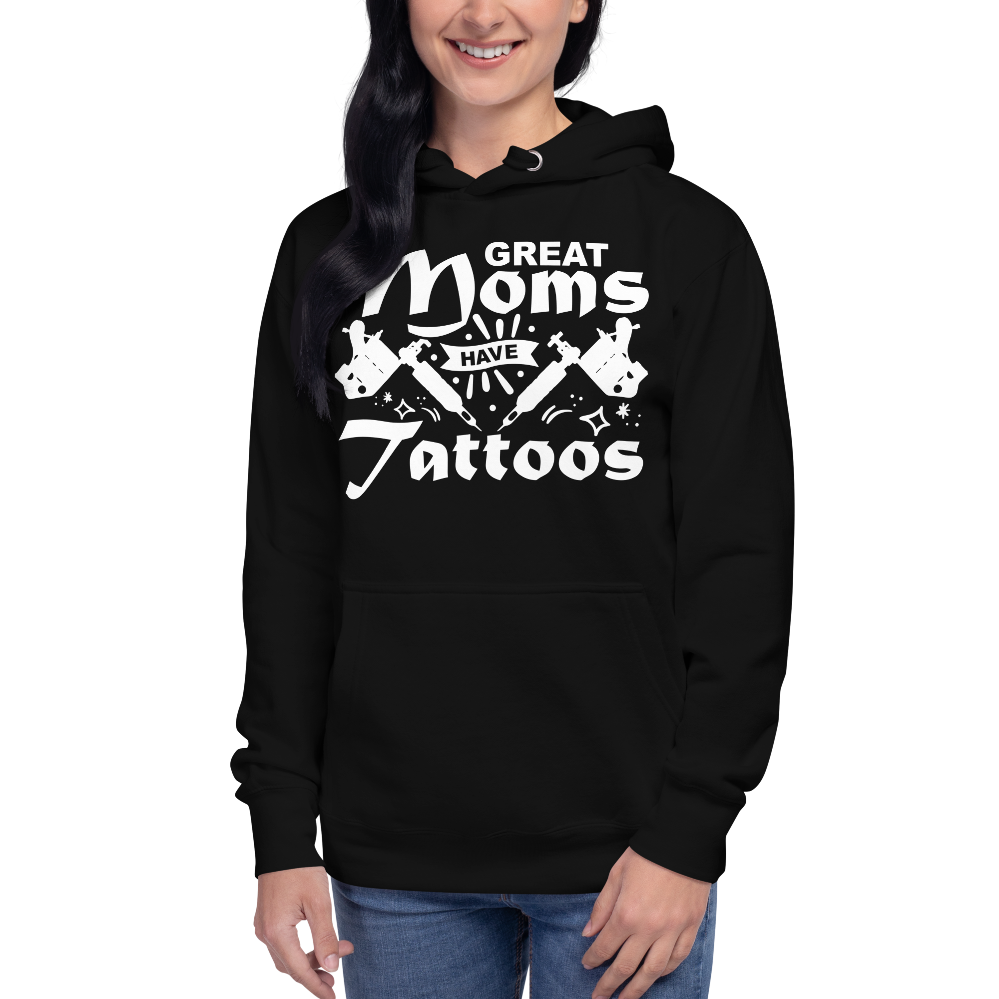 Great Moms Have Tattoos Unisex Hoodie