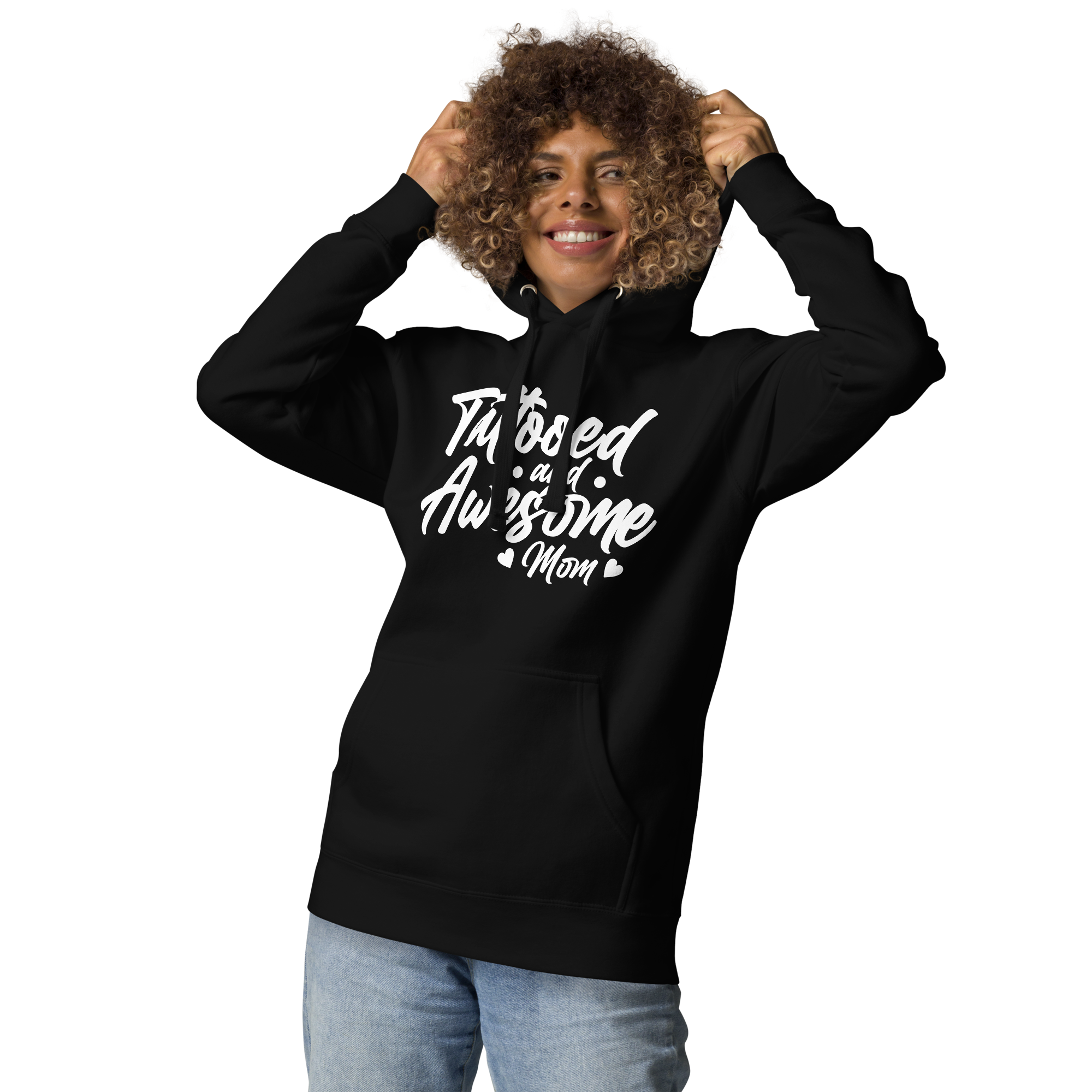 tattooed and awesome mom Unisex Hoodie