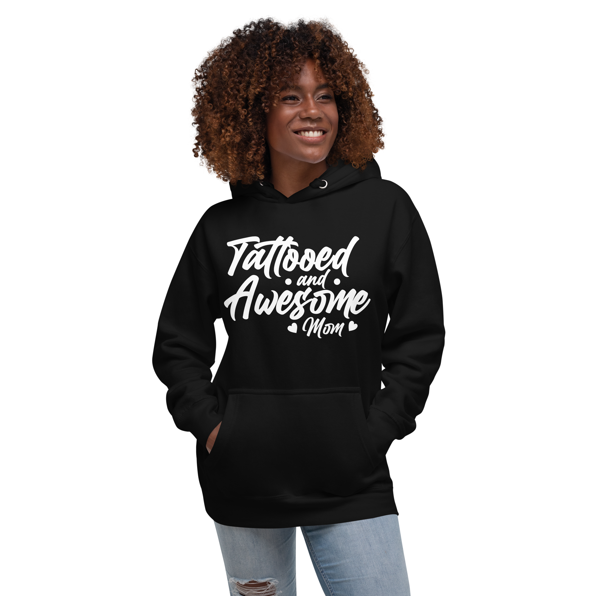 tattooed and awesome mom Unisex Hoodie