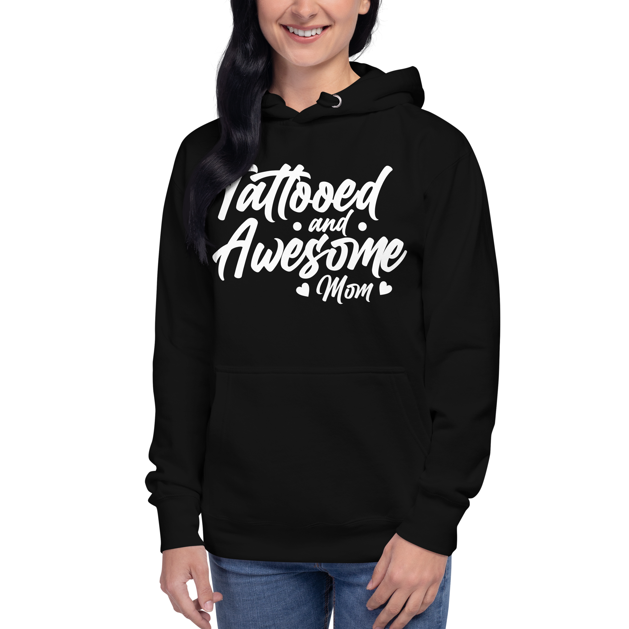 tattooed and awesome mom Unisex Hoodie