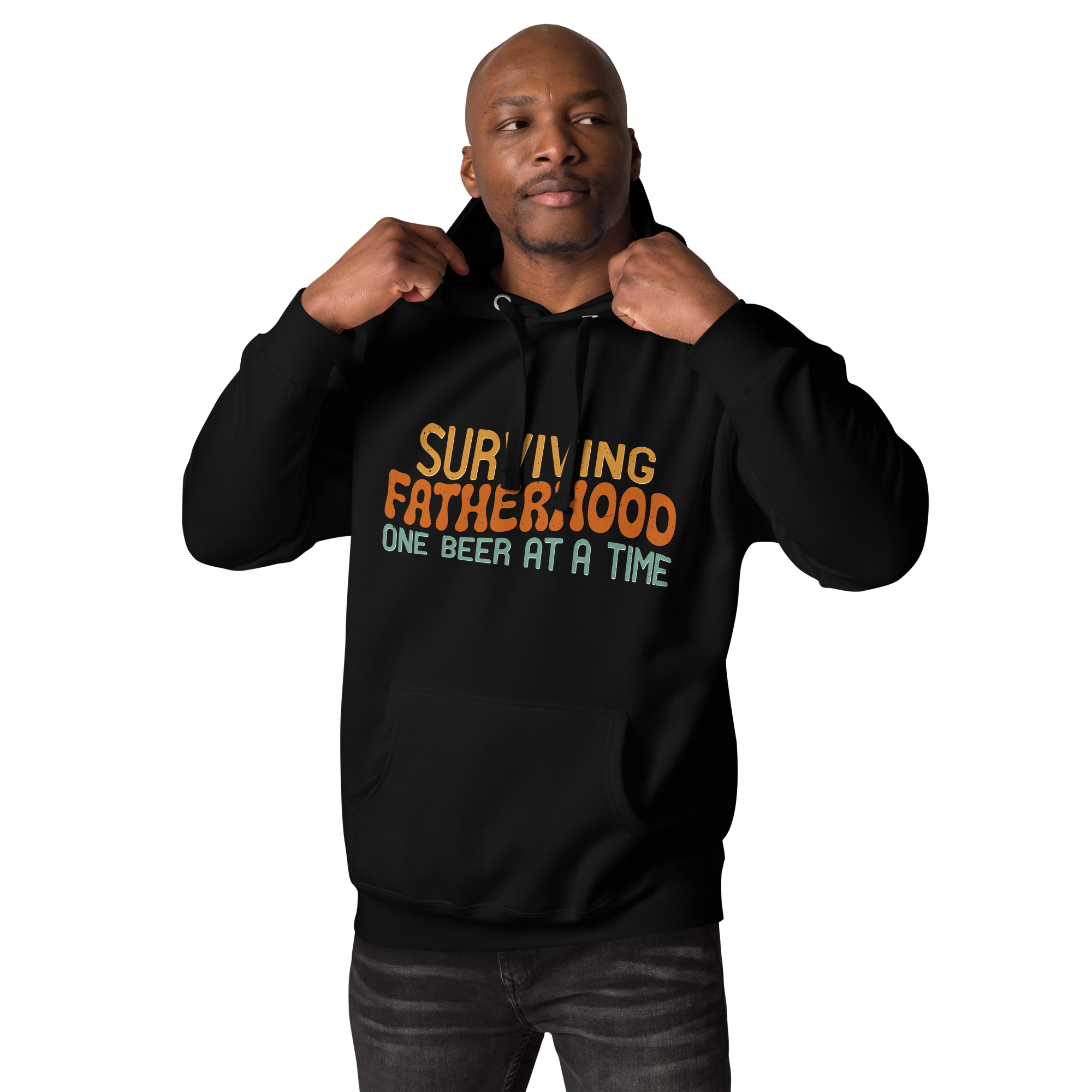 Surviving Fatherhood One Beer At A Time Unisex Hoodie