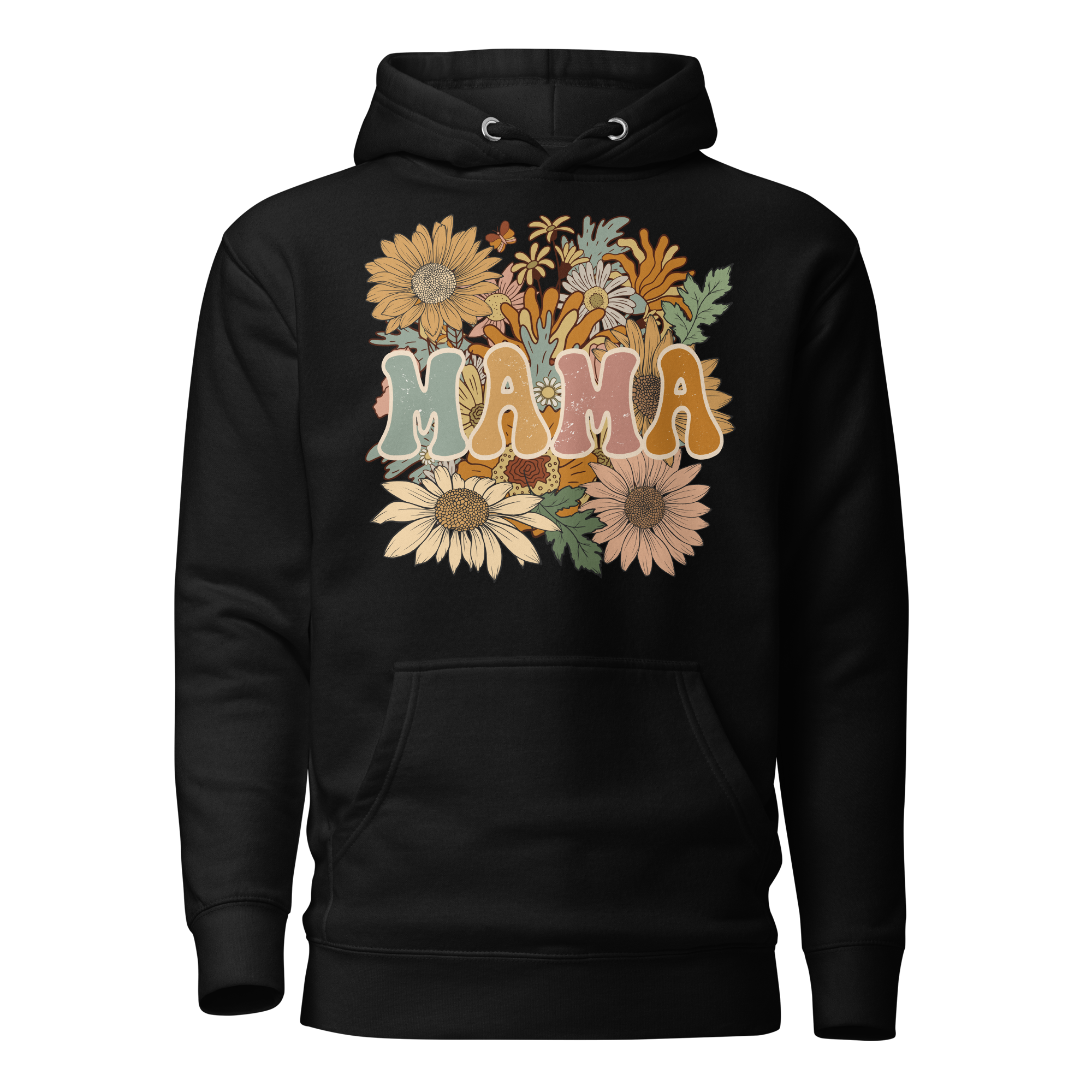 Floral Colorful Mama Unisex Hoodie