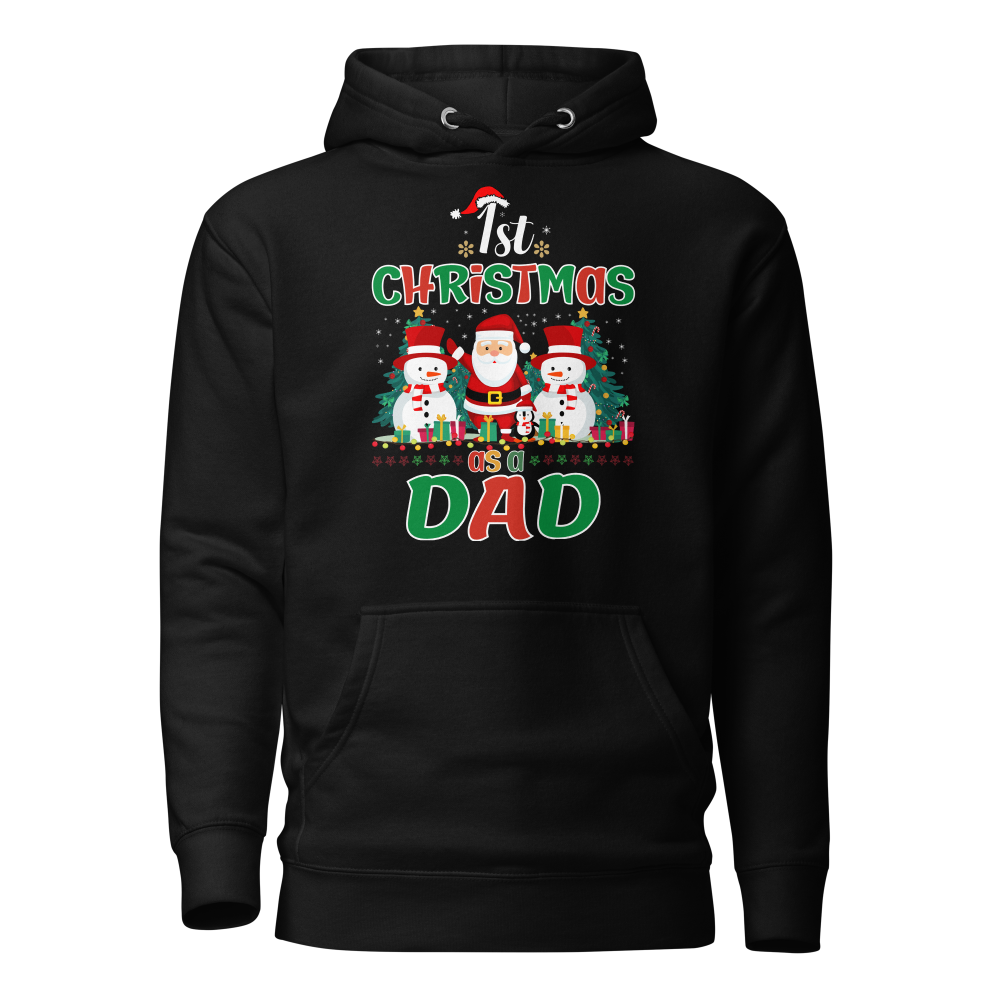 1st Christmas As A Dad Unisex Hoodie