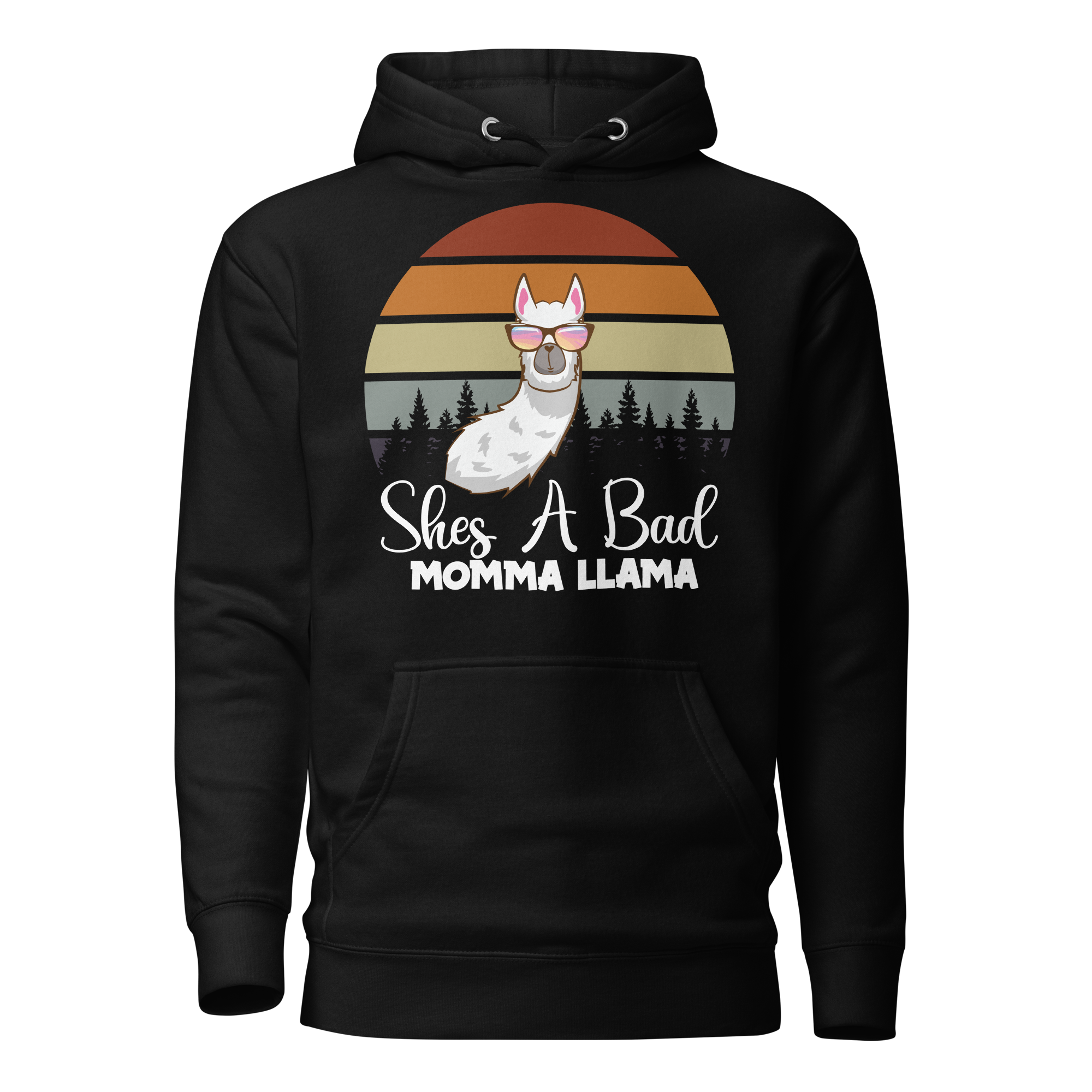 She's A Bad Momma Llama Unisex Hoodie