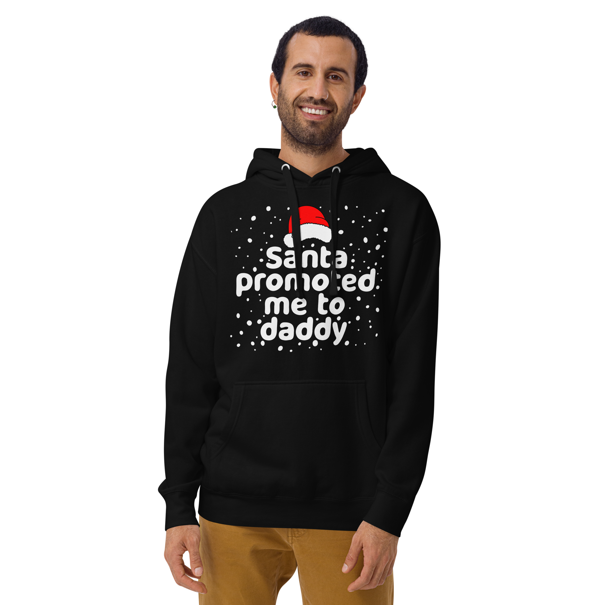 Santa Promoted Me To Dad Unisex Hoodie