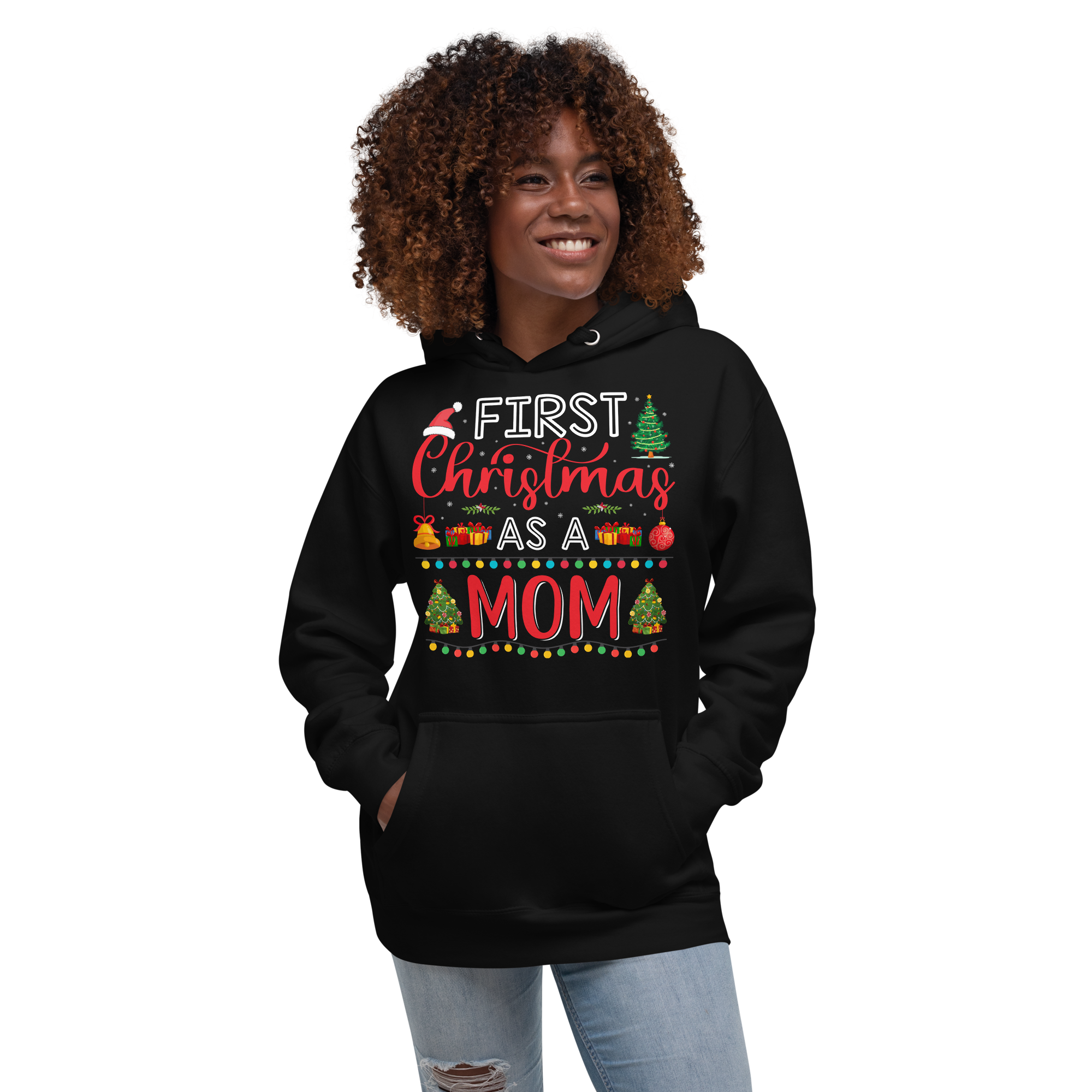 First Christmas As A Mom Unisex Hoodie