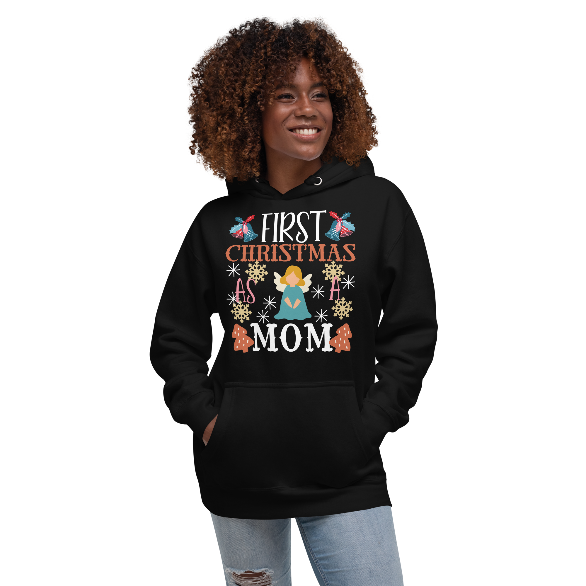 First Christmas As A Mom Unisex Hoodie