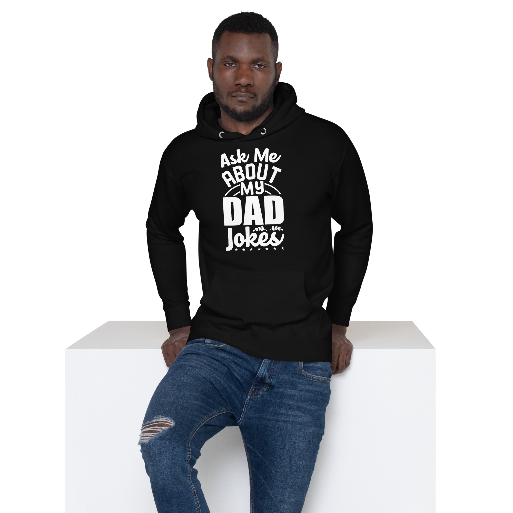 Ask Me About My Dad Jokes Unisex Hoodie