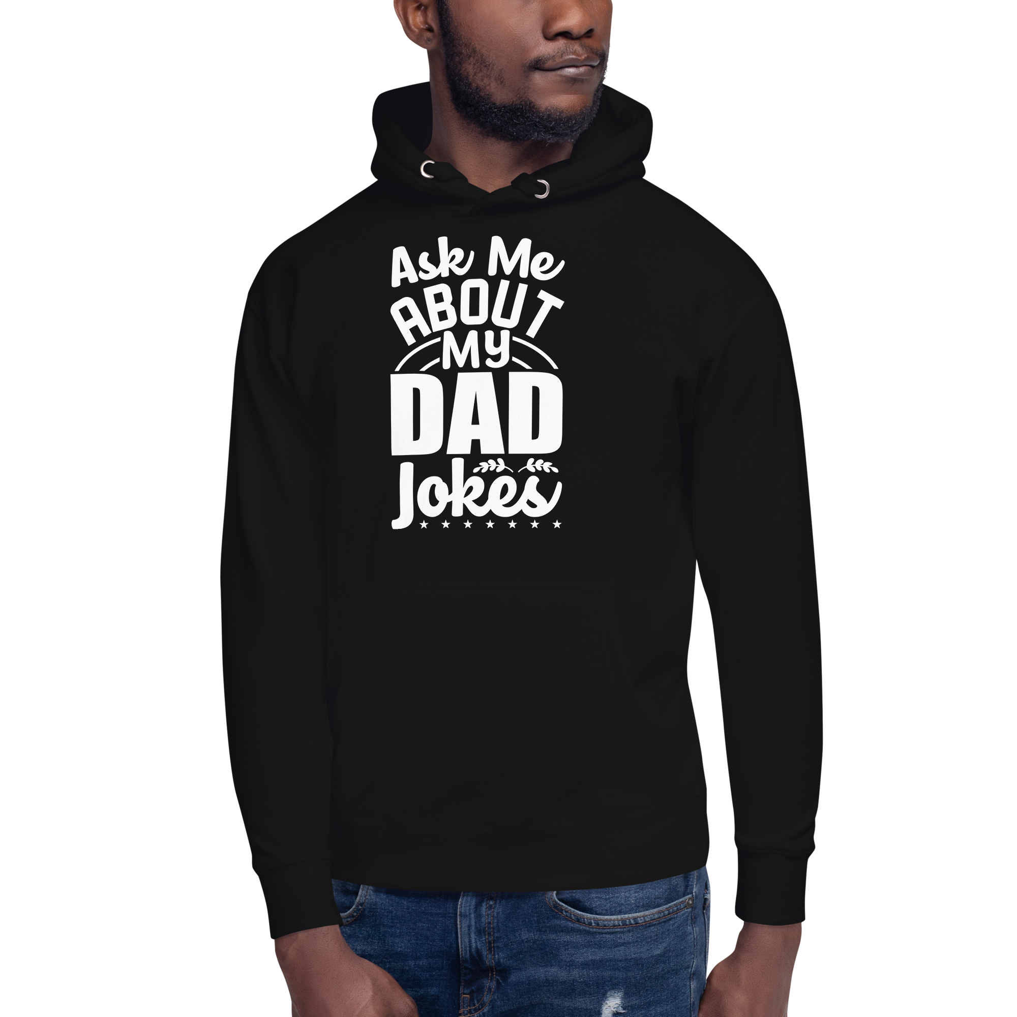 Ask Me About My Dad Jokes Unisex Hoodie