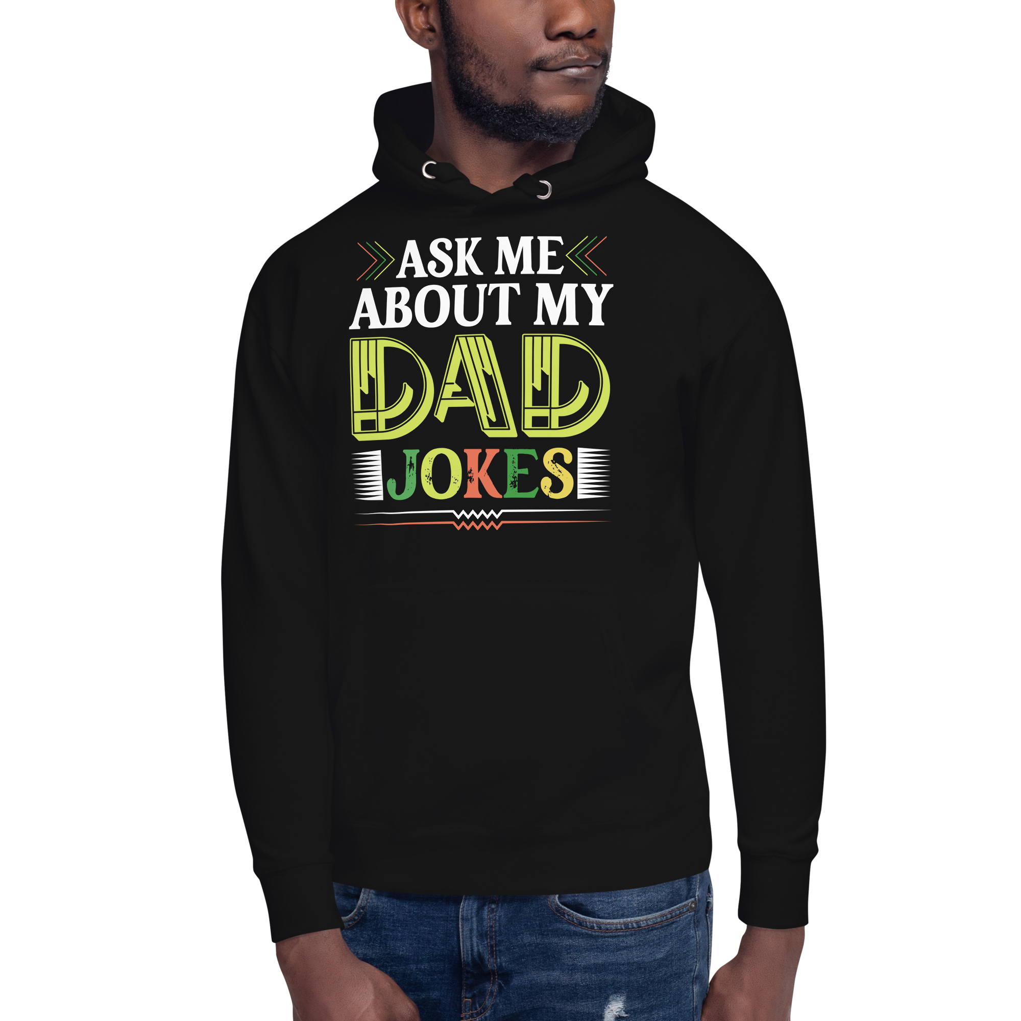 Ask Me About My Dad Jokes Unisex Hoodie