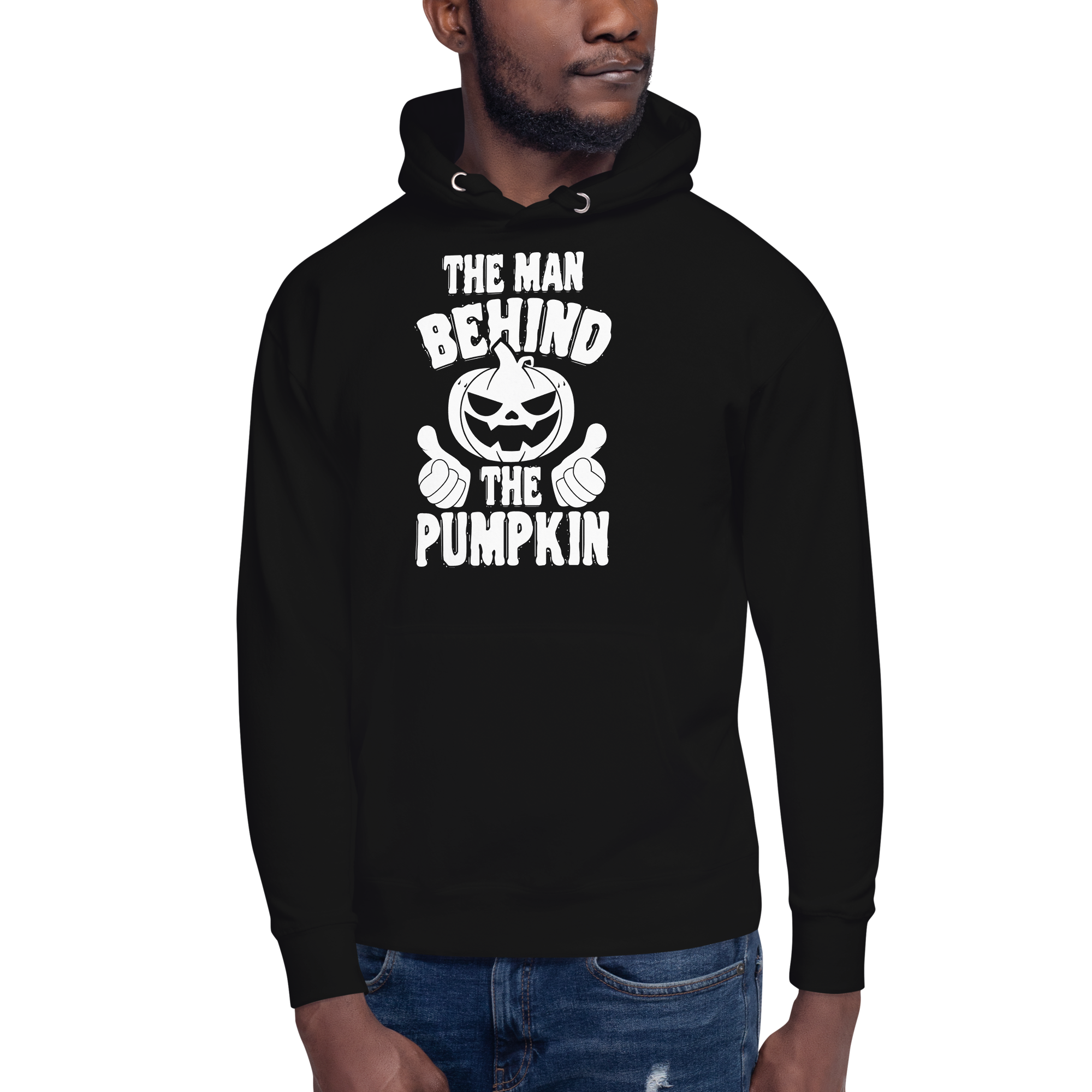 The Man Behind The Pumpkin Unisex Hoodie