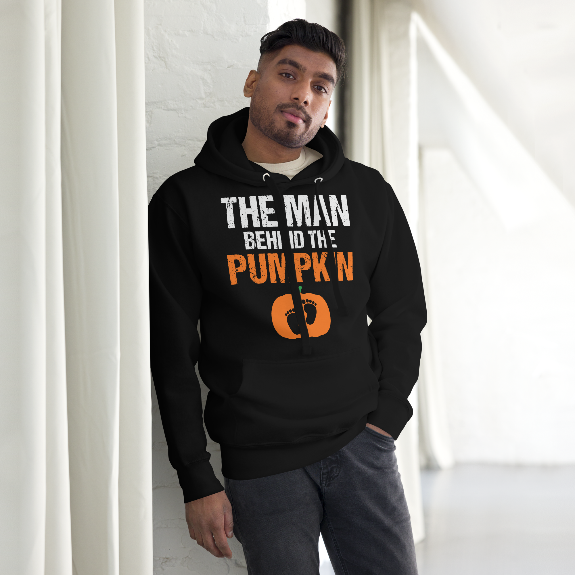 The Man Behind The Pumpkin Unisex Hoodie