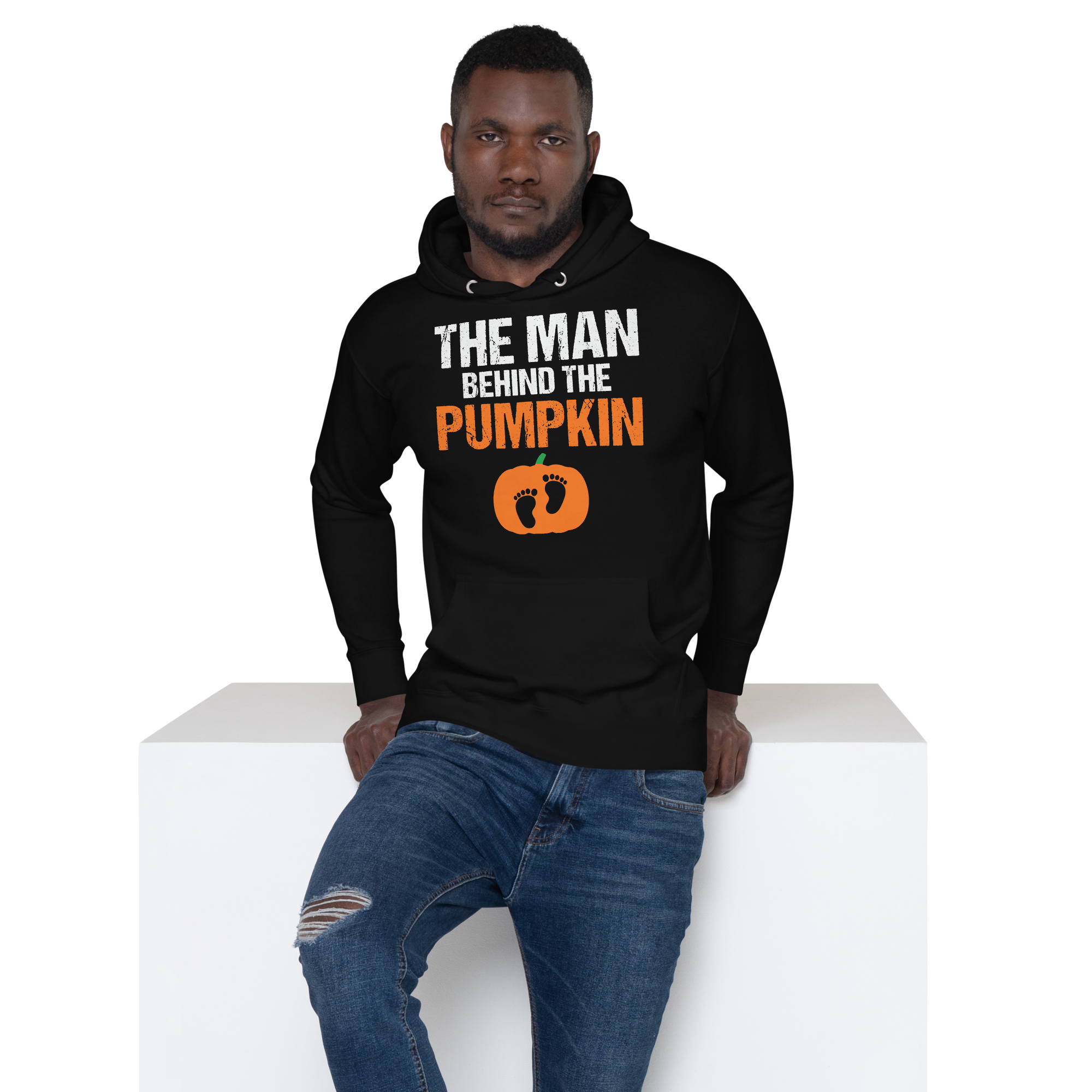 The Man Behind The Pumpkin Unisex Hoodie