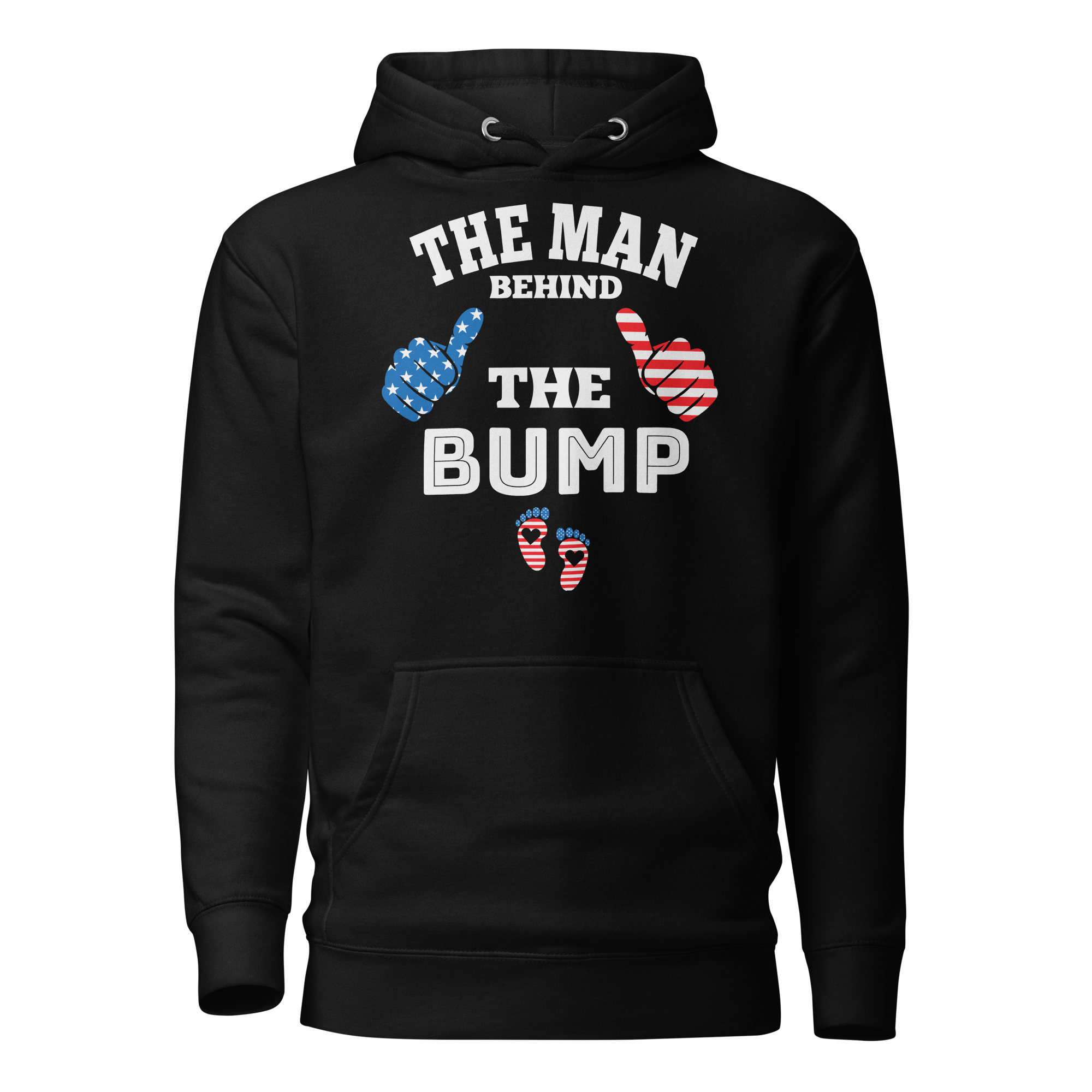 The Man Behind The Bump Unisex Hoodie