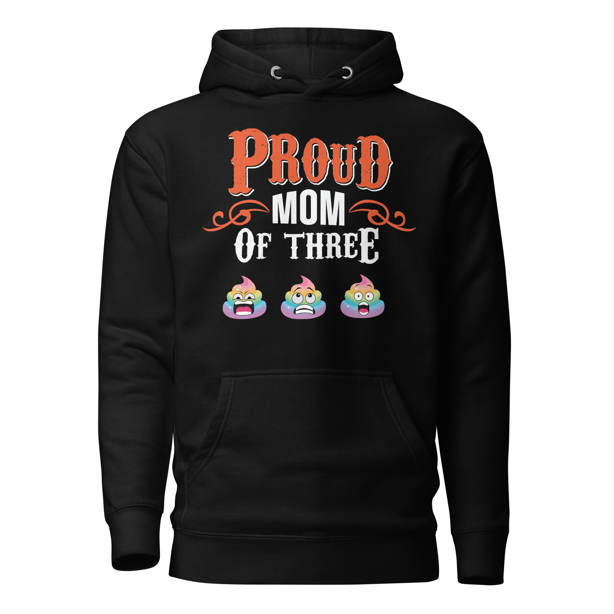 Proud Mom Of Three Unisex Hoodie