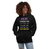 Mom Thanks For Letting Me Annoy The Shit Out Of You For All These Years Unisex Hoodie