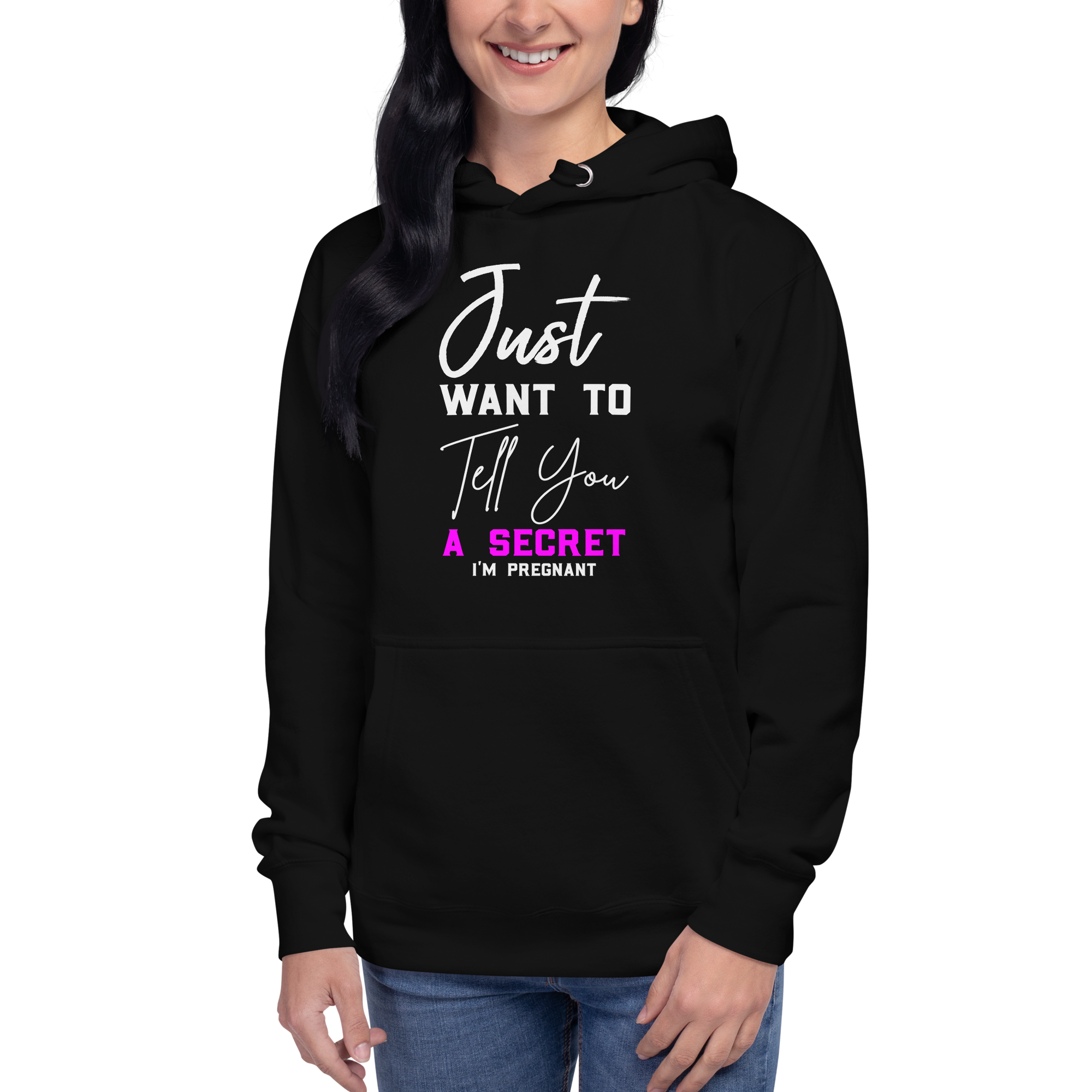 Just Want to Tell You A Secret I'm Pregnant Unisex Hoodie