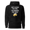 She Is Eating For Two, I'm Drinking For Three Unisex Hoodie