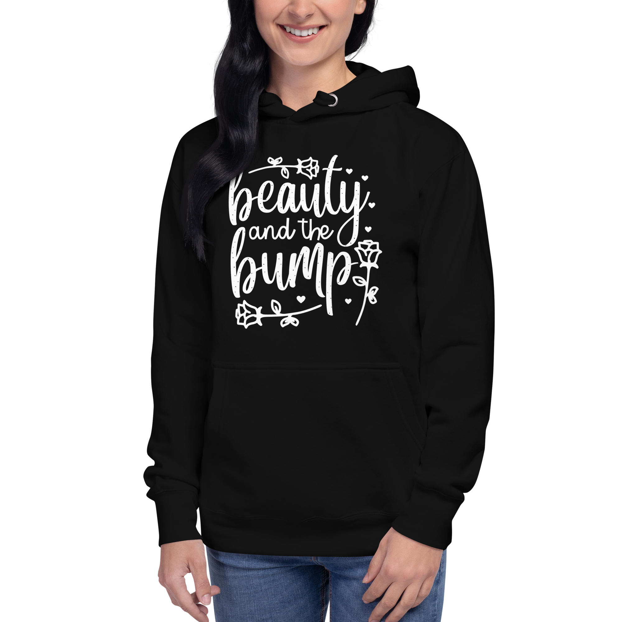 Beauty And The Bump Unisex Hoodie