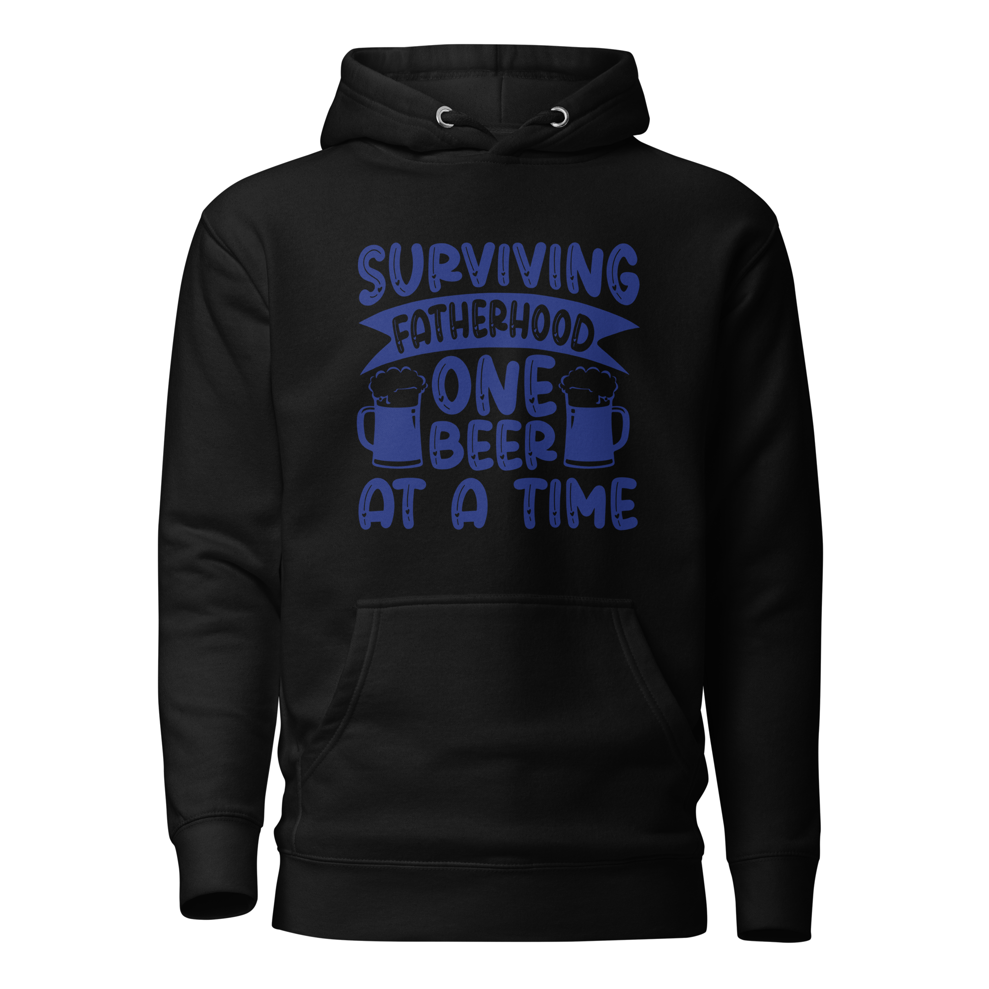 Surviving Fatherhood One Beer At A time Unisex Hoodie