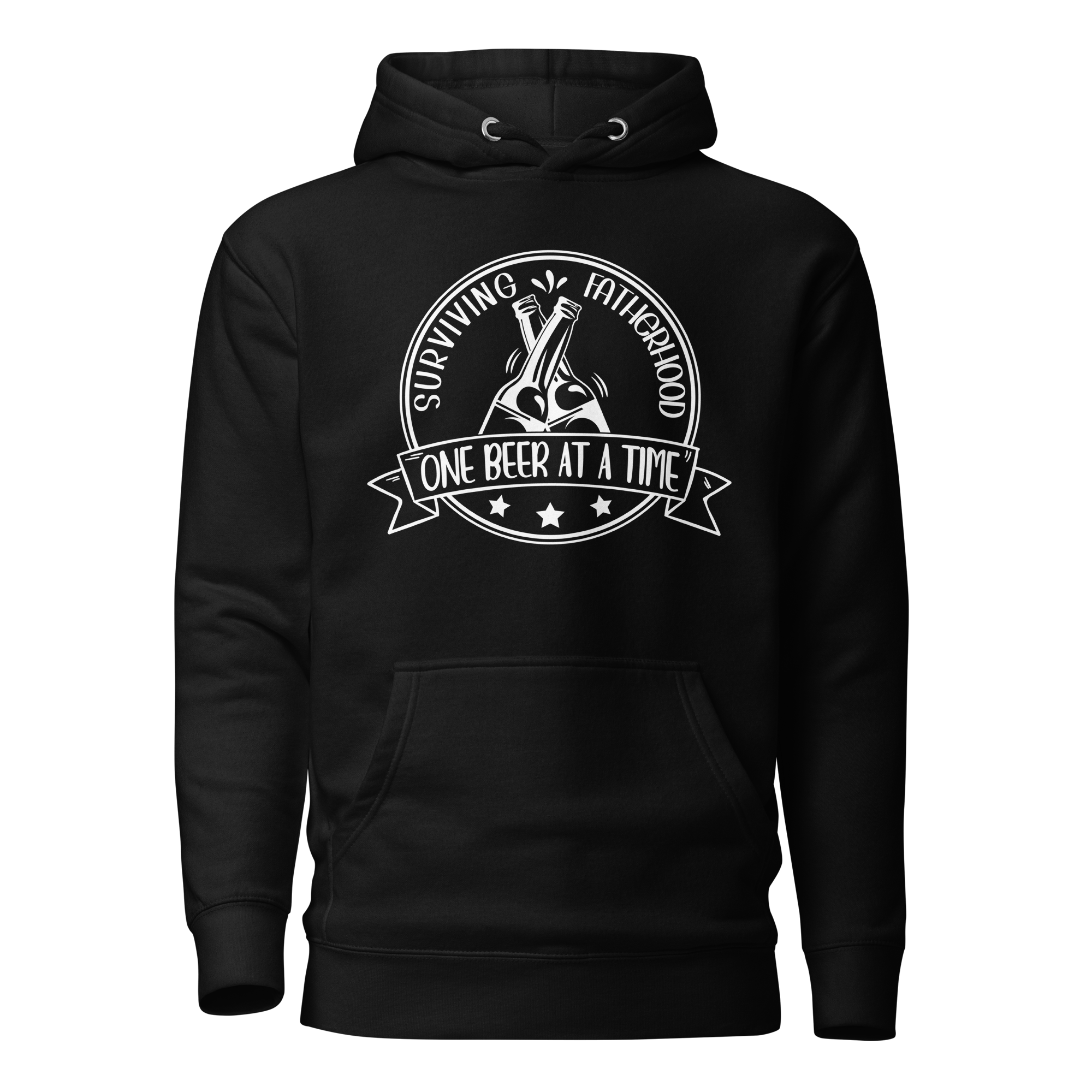 Surviving Fatherhood One Beer At A time Unisex Hoodie