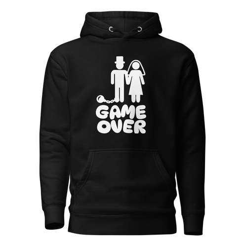 Game Over Bride Groom Unisex Hoodie