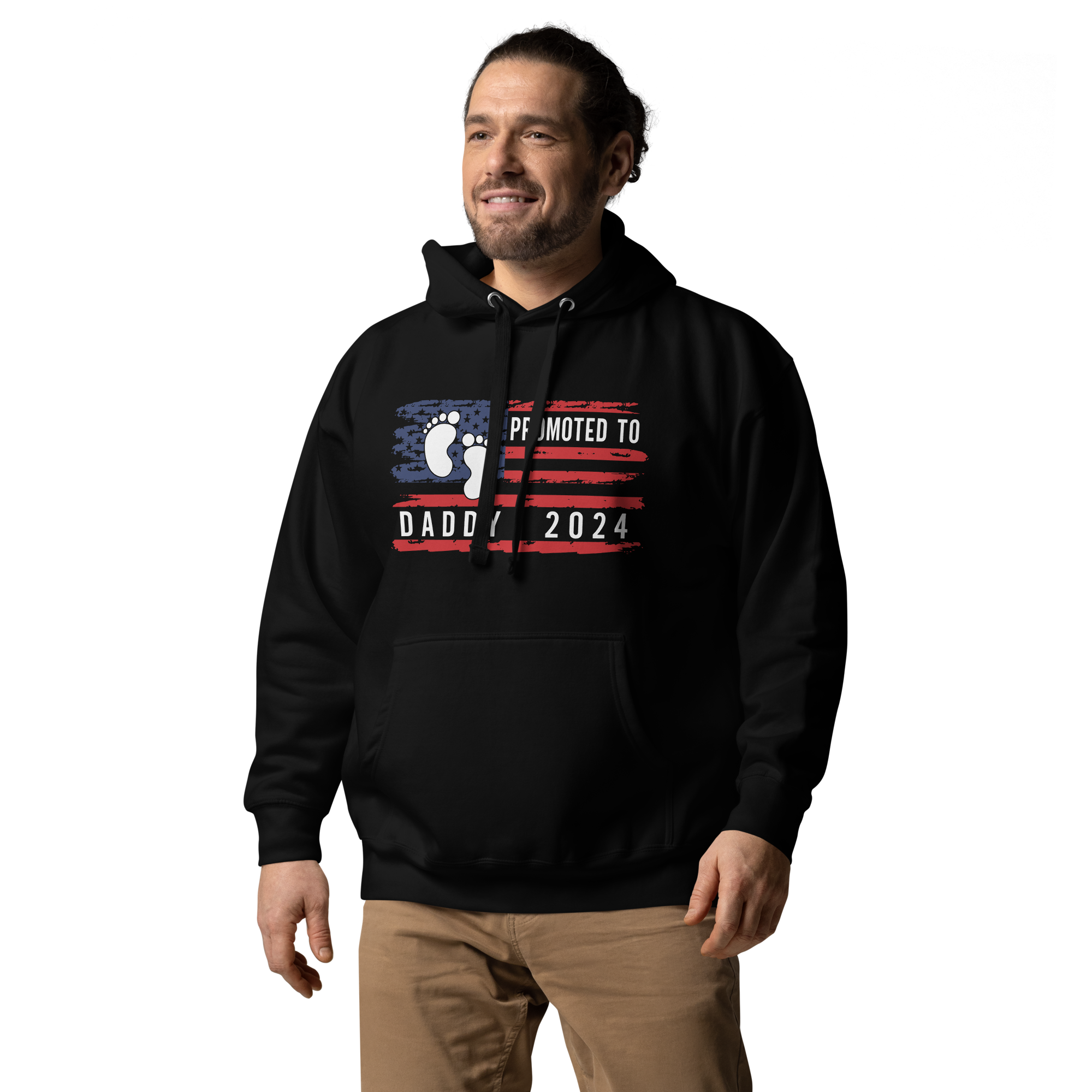 promoted to daddy 2024 Unisex Hoodie