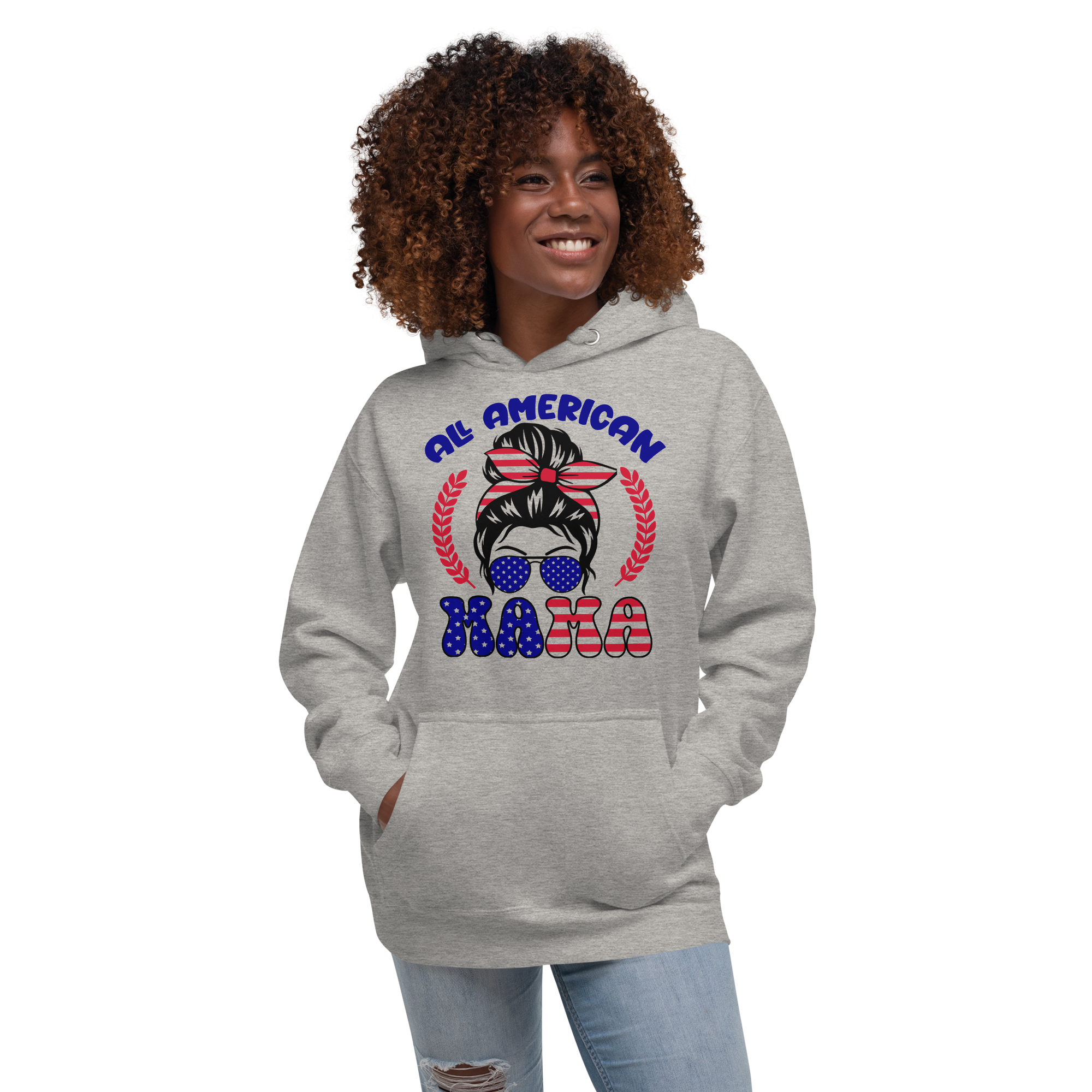 All American Mama Hoodie