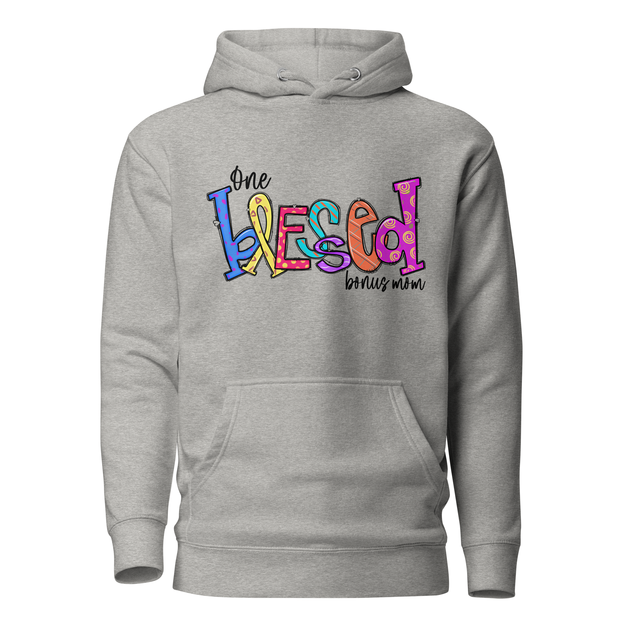 One Blessed Bonus Mom Unisex Hoodie