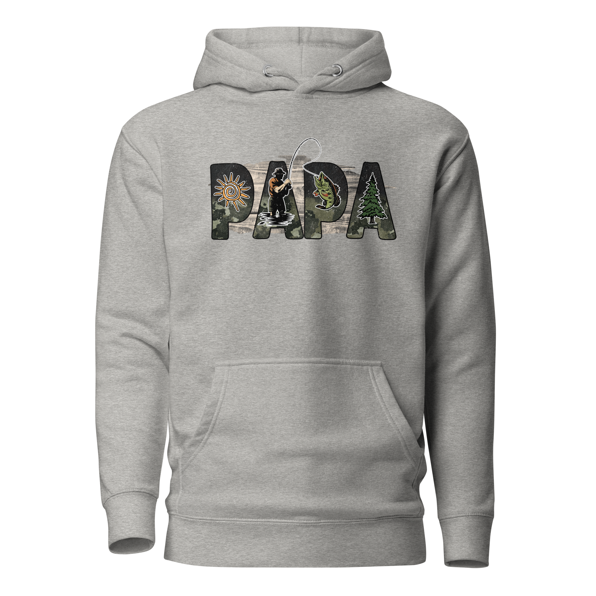 Papa Fishing Dad Unisex Hoodie