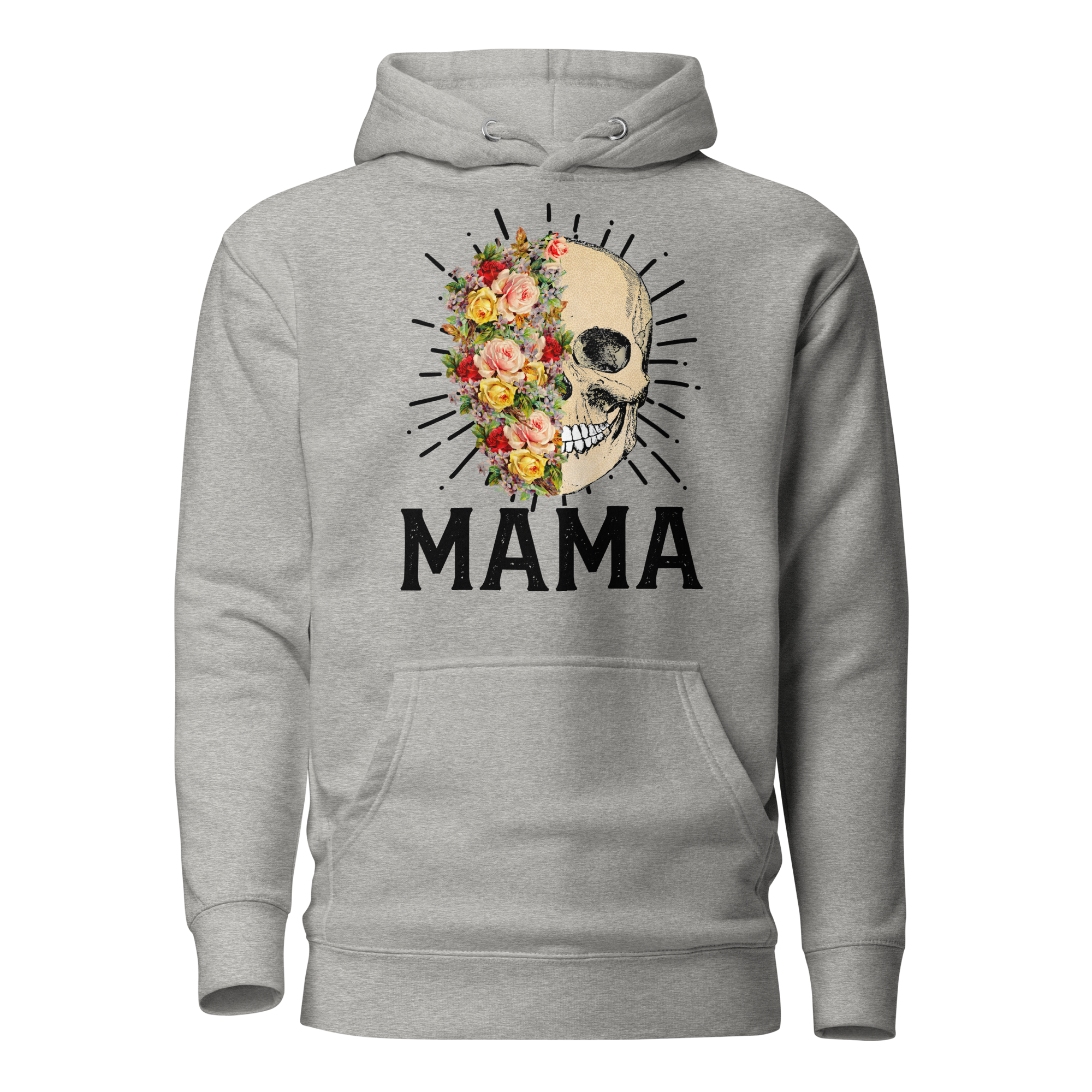 Floral Skull Mama Unisex Hoodie