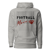 Football Mom Heart Unisex Hoodie