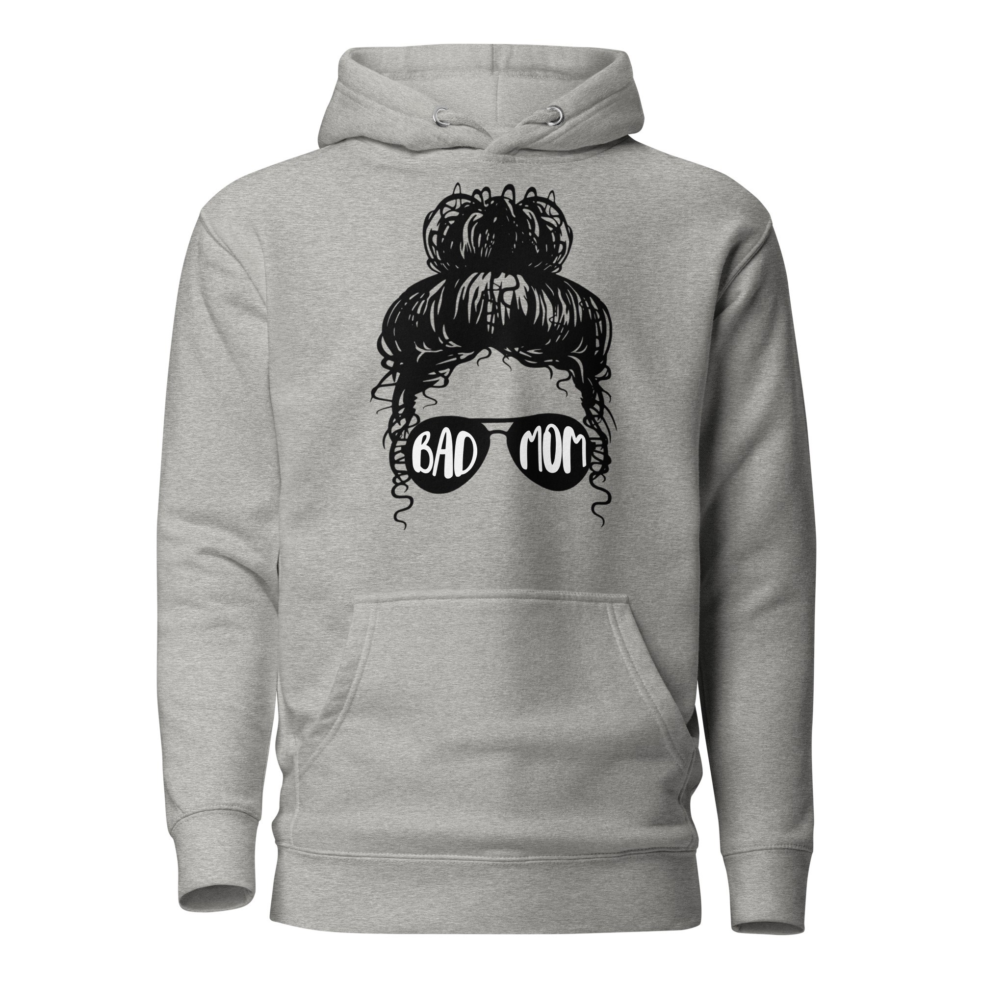 Bad Mom Messy Bun Unisex Hoodie