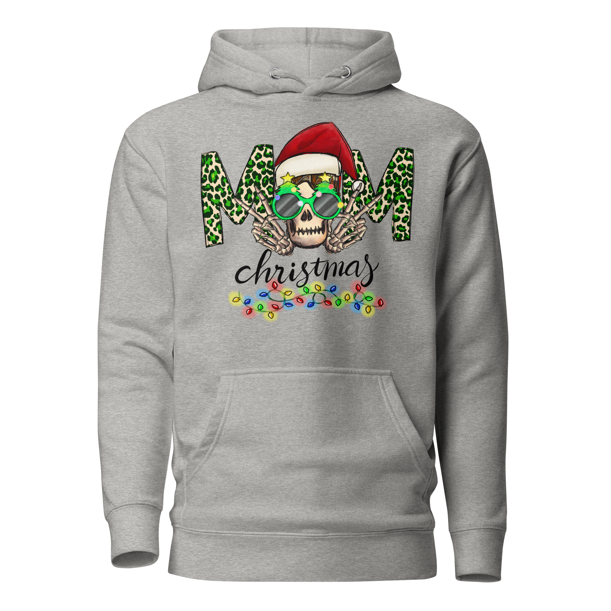 Christmas Mom Skull Unisex Hoodie