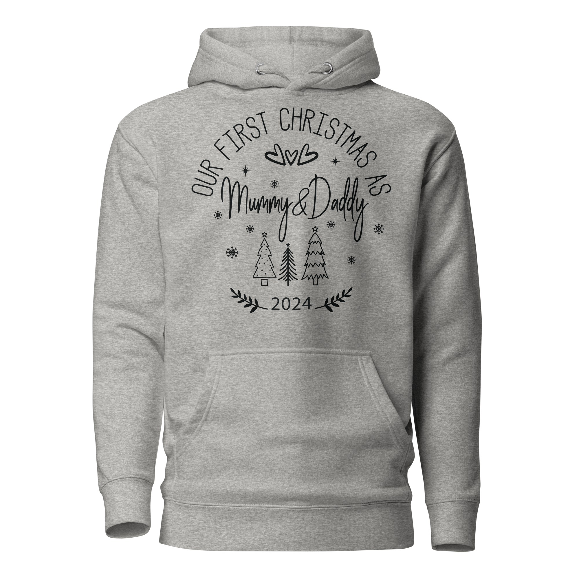 Our First Christmas As Daddy & Mummy Unisex Hoodie