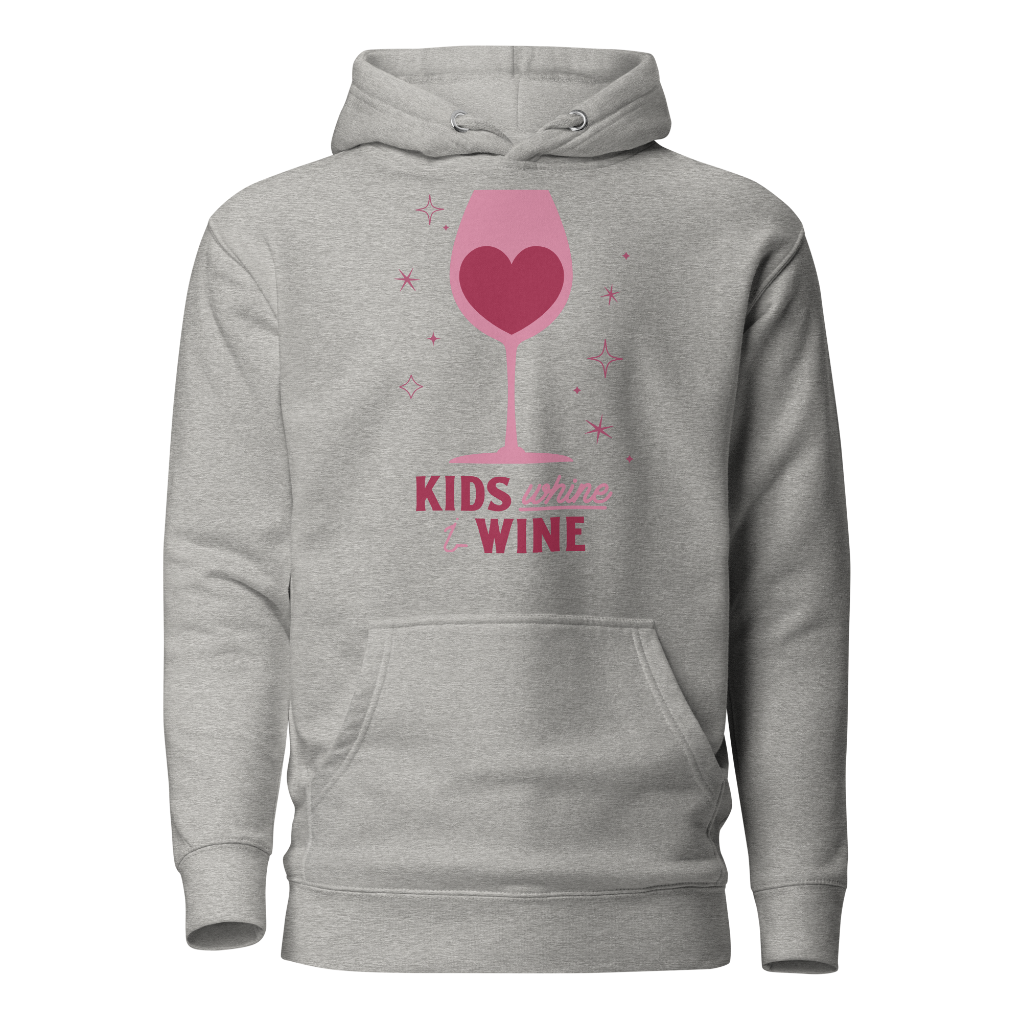 Kids Whine I Wine Unisex Hoodie