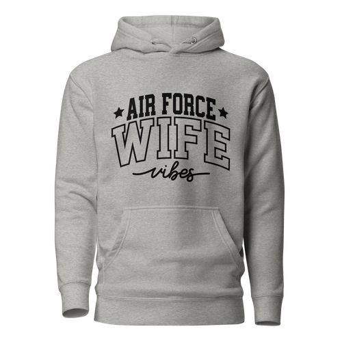 Air Force Wife Vibes Unisex Hoodie