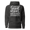 Just A Good Mom With A Hood Playlist Unisex Hoodie