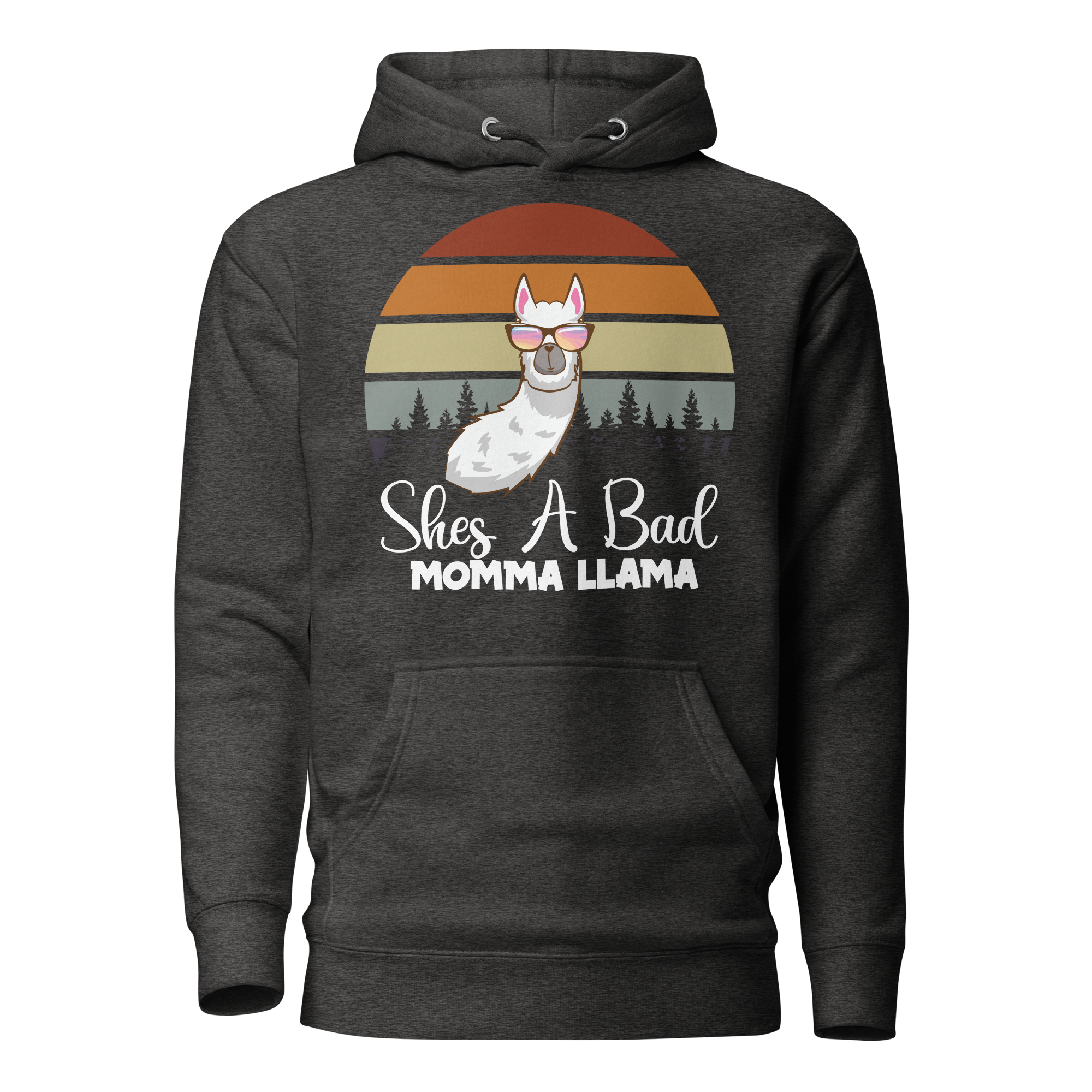 She's A Bad Momma Llama Unisex Hoodie