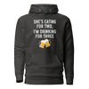 She Is Eating For Two, I'm Drinking For Three Unisex Hoodie