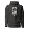 Eating Donuts For Two Funny Pregnant Mom Unisex Hoodie