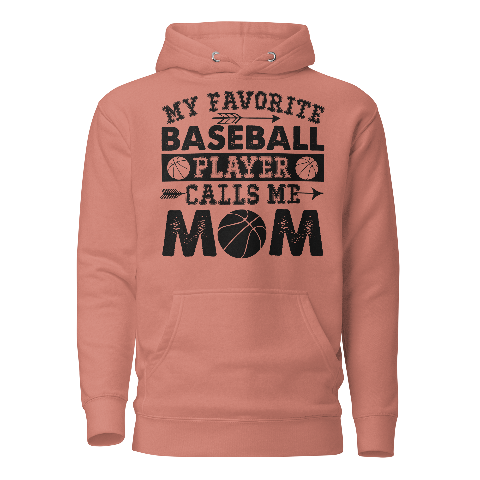 My Favorite Baseball Player Calls Me Mom Unisex Hoodie