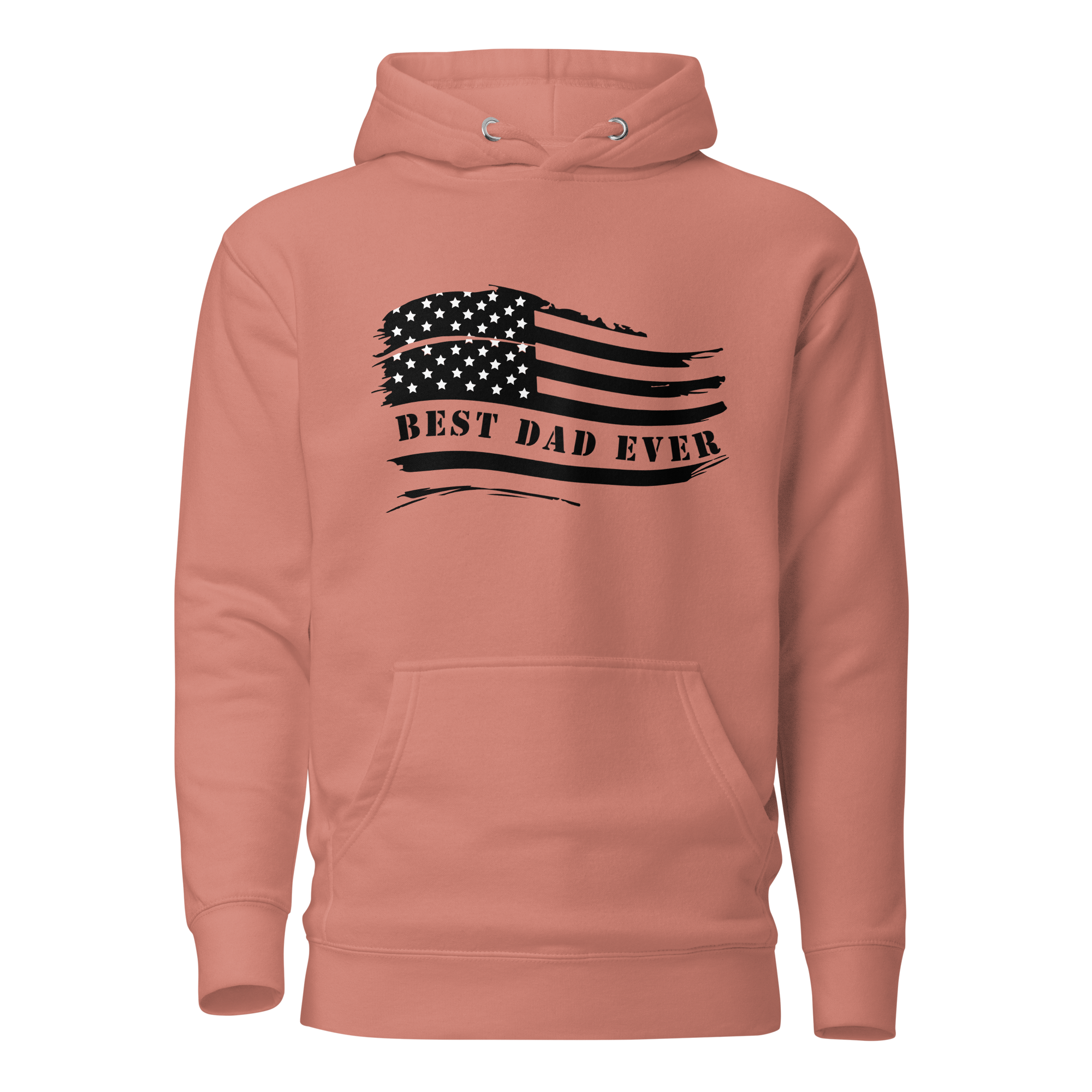 Best Dad Ever American Flag Unisex Hoodie