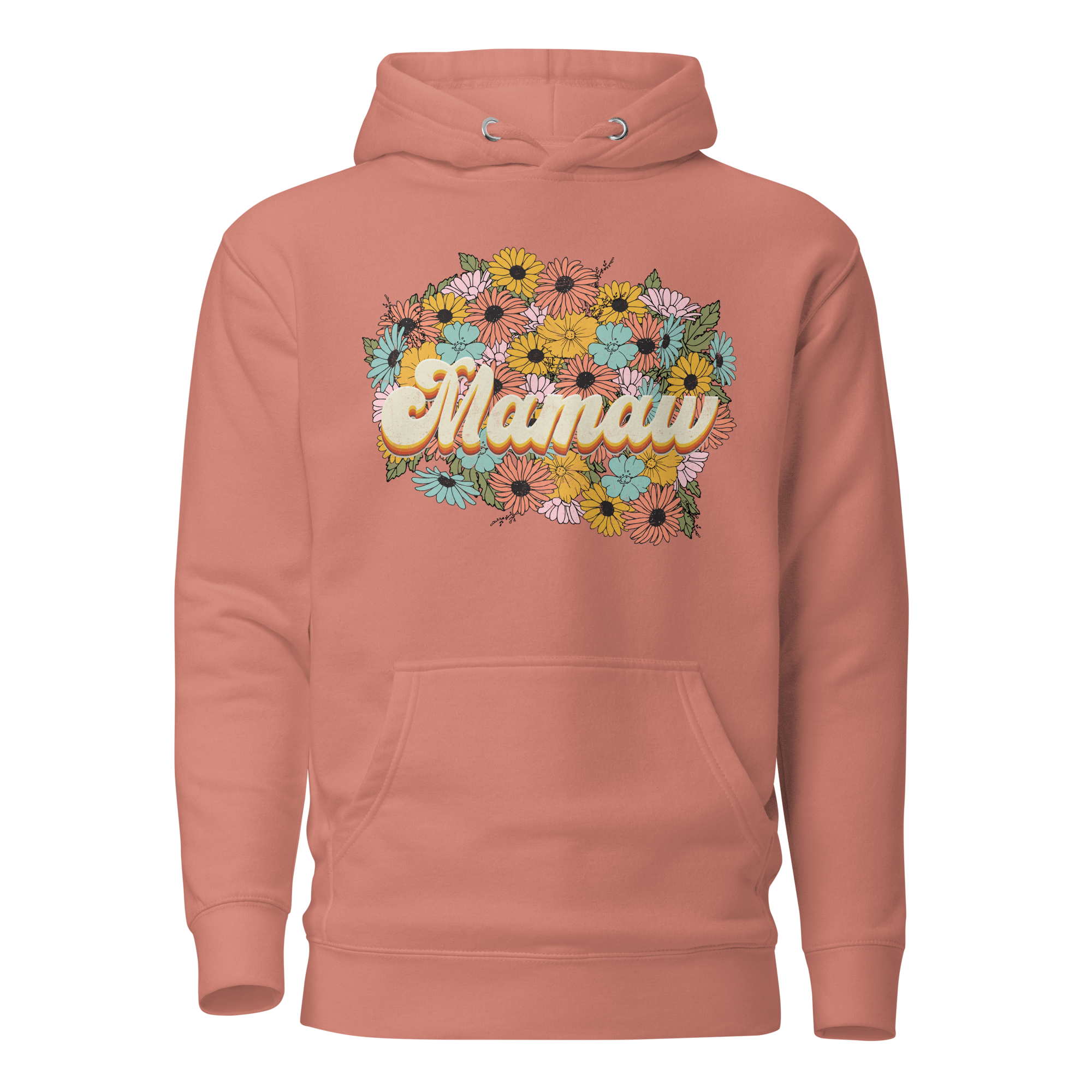 Mamaw Floral Mom Colorful Unisex Hoodie